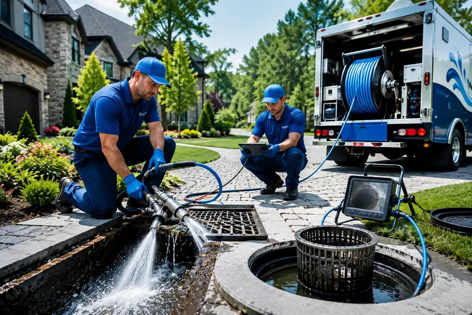 Local outdoor drain cleaning professionals in Cambria, IL
