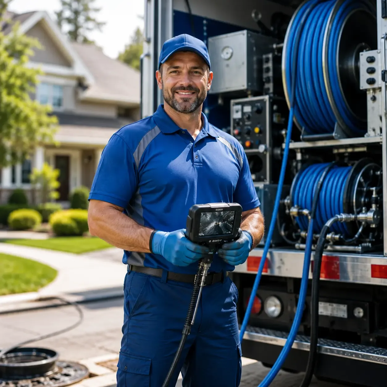 Local outdoor drain cleaning specialists in Cambria, IL